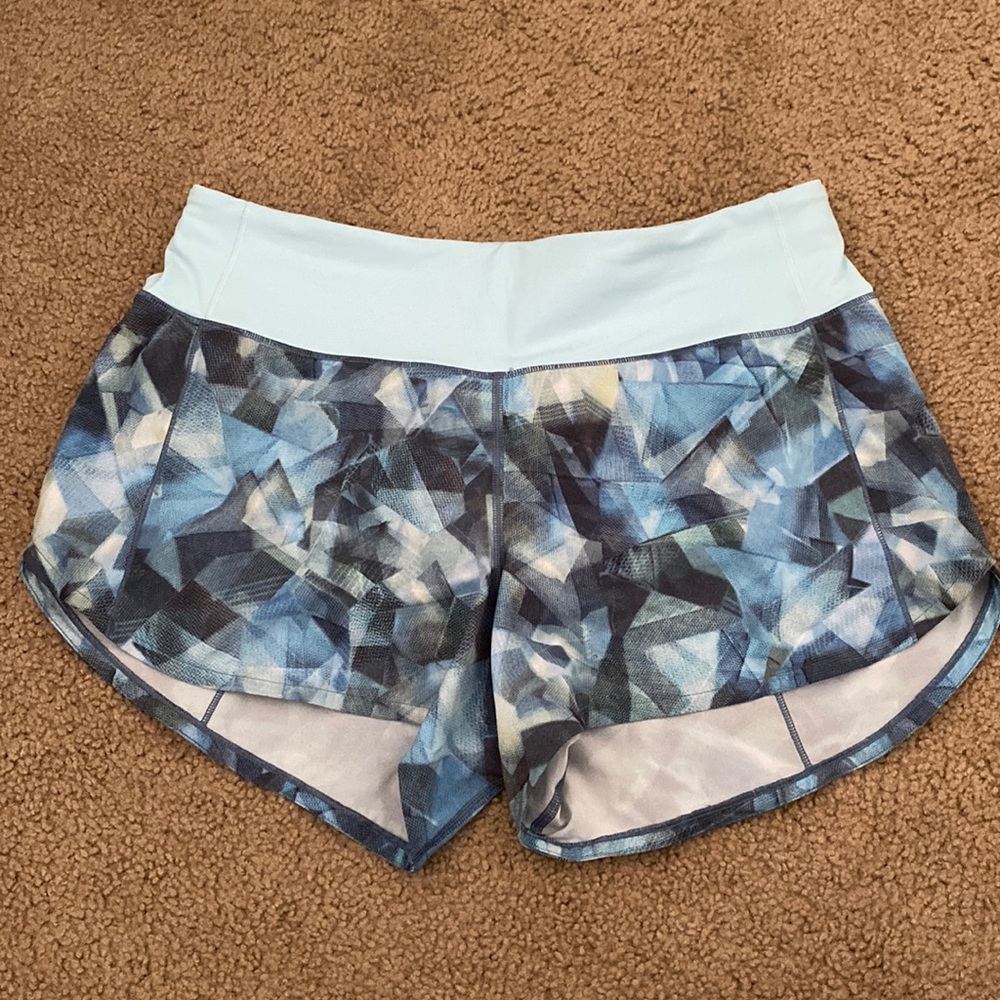 Lululemon speed up shorts, size 8, like new condition